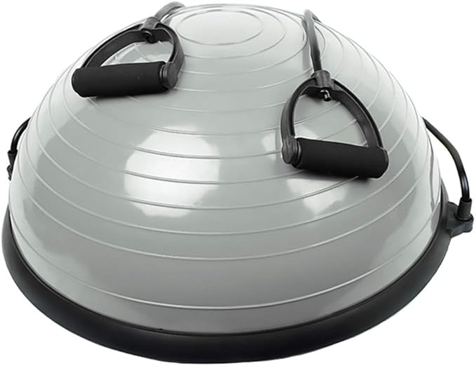 Core Balance Ball Trainer with Resistance Bands,Inflatable Balance