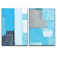 2 Panel Canvas Wall Art Abstract Canvas Prints Home Artwork Decoration for Living Room,Bedroom - 16