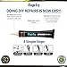 MagicEzy Stone Repair Ezy: (Clear) Repair Chipped and Cracked Countertops | Glossy, Transparent Finish | Marble, Quartz, Corian, Granite, Travertine