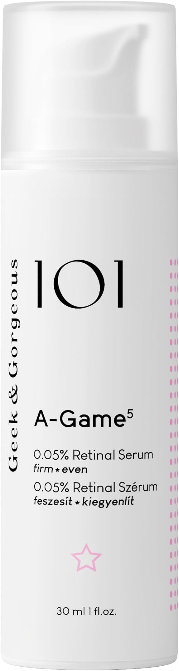 Geek & Gorgeous A-game 5-0.05% Retinal Serum 30ml