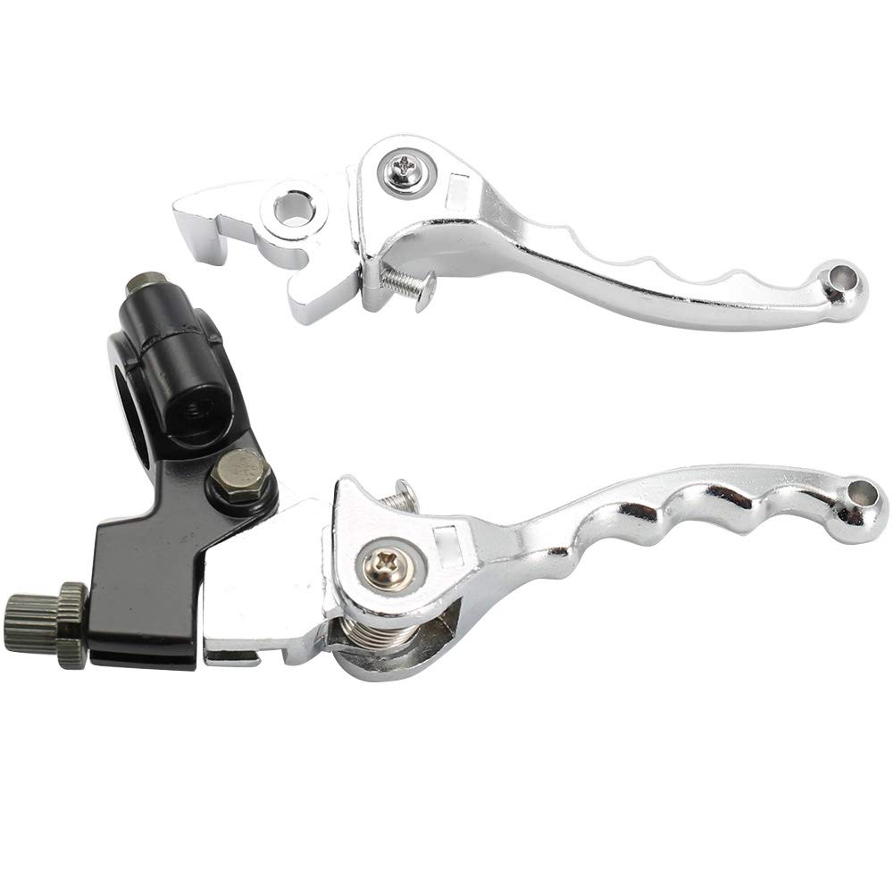 Brake Clutch Levers, 7/8" Folding Brake Clutch Levers Handlebar Pit Dirt Bike Modified Parts