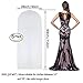 Garment Bag Clear for Long Dress 24'' x 60'' Zippered Garment Bags for Hanging Clothes White Breathable Full Zipper Dust Cover for Clothes Storage Closet Pack Of 6