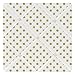 Sweet Jojo Designs Fabric Memory/Memo Photo Bulletin Board for Blush Pink White Damask and Gold Polka Dot Amelia Collection primary