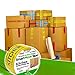 Moving Supplies - 2 Room Labeling Tape-tape for Your Bedroom, Living Room, Bathroom and Kitchen! Organize While Packing!