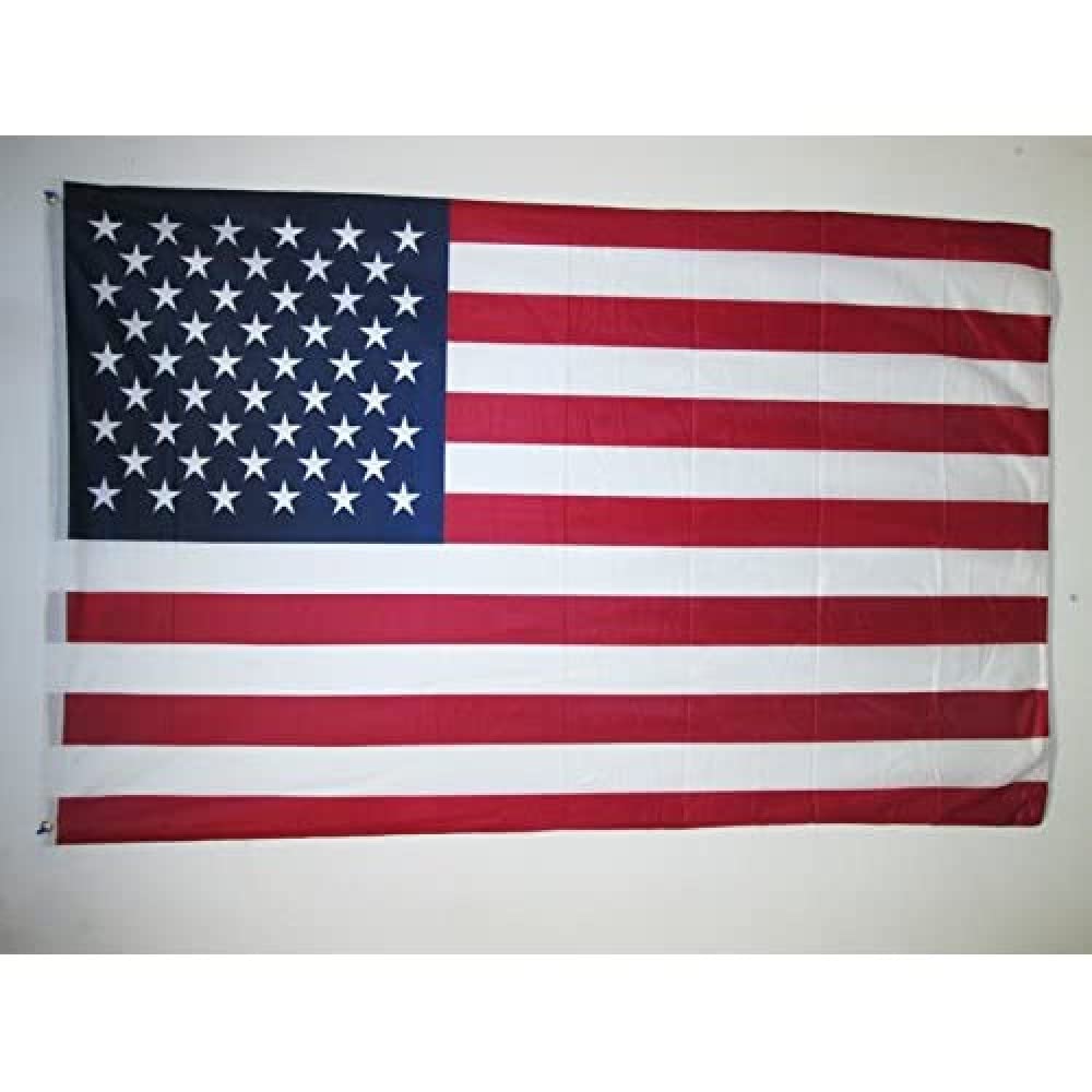 AZ FLAG - United States Flag - 3x5 Ft - For Outdoor - USA - US - American Banner Knitted Polyester with Two Plastic Rings - Fade Resistant - Vivid Colors - 3' x 5' Feet - 150x90 Cm