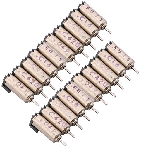 DC 3V Mini Electric Motor, 20 PCS 20000 RPM Electric Toy Cars Engine Machinery Motor Kit for DIY Toys Models Crafts by Yeeco