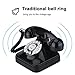 Richer-R Retro Phone,WX-3011 Vintage Retro Telephones One-line Operation with Multi Function Traditional Bell Ring,Plastic Home Telephone Retro Wire Landline Phone(Black)