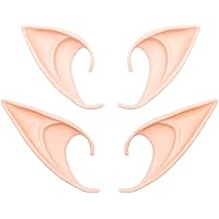 GREAT&LUCKY Cosplay Fairy Pixie Elf Ears - Soft Pointed Tips Anime Party Dress Up Costume Masquerade Accessories for Hallowee