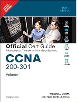 Buy Ccna 200 301 Official Cert Guide Volume 1 Book Online At Low Prices In India Ccna 200 301 Official Cert Guide Volume 1 Reviews Ratings Amazon In