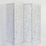 Paravent Istanbul En Bois De Paulownia - Cloison Décorative 170 Cm De Haut, Design Moderne