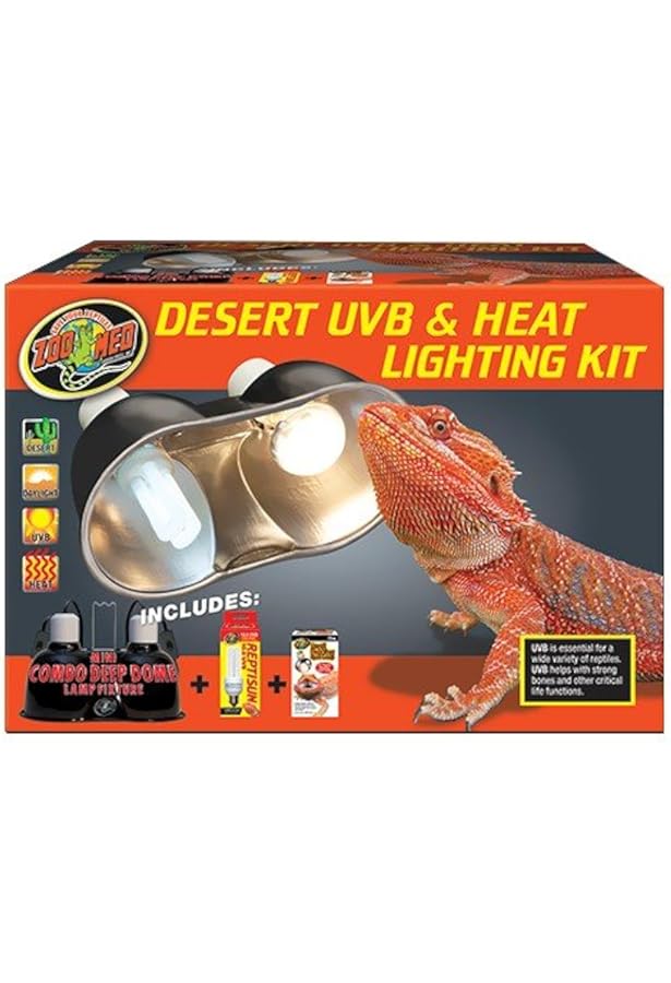 double heat lamp reptile
