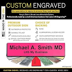 LHS My Business | Door Name Plate Personalized for