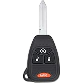 Keyless2Go Replacement for Keyless Entry Remote Car Key Vehicles That Use 4 Button OHT692713AA