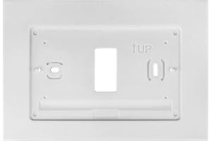 NIAHM F61-2663 Wall Plate for Sensi Wi-Fi Programmable Thermostat, White Smart Thermostat Wall Plate Cover - 1 Pca