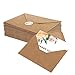 Nora's Nursery Modern Floral Blank Thank you Cards Bulk with Kraft Paper Envelopes and Stickers, Boxed Set of 40 4.5 x 6 Thank You Notes for Appreciation, Wedding and Bridal & Baby Shower,