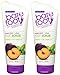 Bare Foot Freeman Foot Lotion and Scrub, Peppermint and Plum, 2 Count