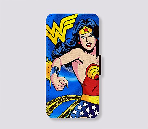 Wonder woman Card Slot Leather for iPhone 6 plus Case