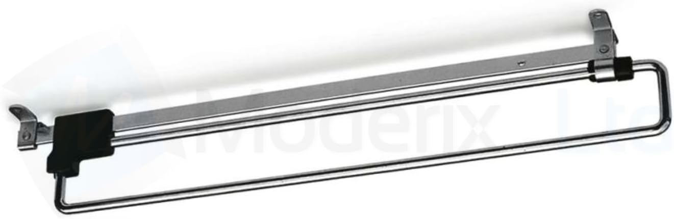 Retractable Rail Wardrobe Top Mounted Pull Out Retractable Rail Hanger 250mm WSL