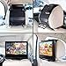 NAVISKAUTO Car Headrest Mount Holder with Adjustable Holding Clamp for 10.1-12.5 Inch Portable DVD Players