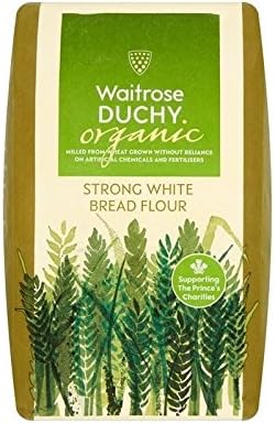 Duchy Waitrose Organic Strong White Bread Flour 1.5kg - Pack of 4