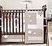 Sweet Jojo Designs Little Lamb, Sheep Animal Farm Baby Boy Girl Unisex Bedding 9pc Crib Set
