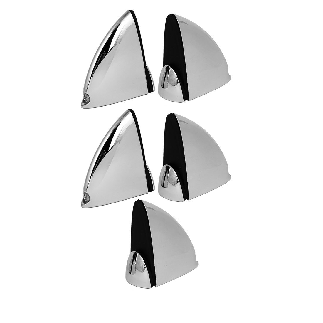 Sourcingmap Metal Adjustable Shelf Clip Clamp Support Bracket 5pcs for 5mm-18mm Thick Glass