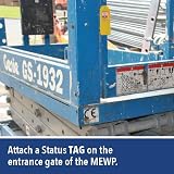 Good to Go Safety 51322 MEWP Check Book Weekly Safety Equipment Inspection view 2