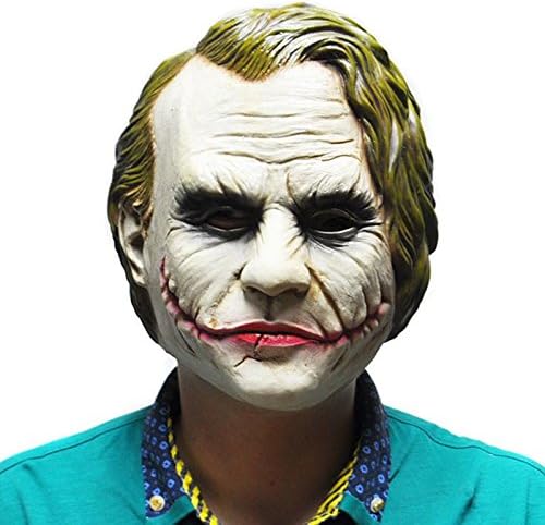 The Joker Clown Mask Fancy Dress Adult Halloween Party Costume