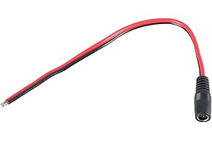 DC7909 Power Pigtails Cable 7.9x0.9mm Male/Female Plug to Bare Wire Open End Power Wire Supply Repair Cable for Solar Solar P