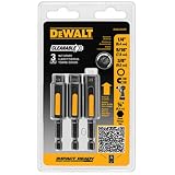 DEWALT Nut Driver Set, Impact Ready, Cleanable, 3-Piece (DWA2240IR)