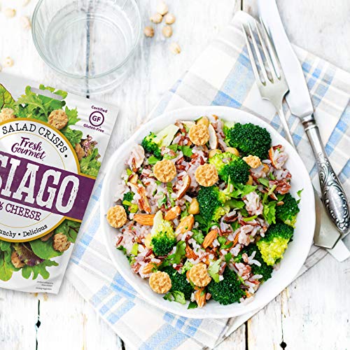 Fresh Gourmet Cheese Crisps, Asiago, Great for Snacking and Salad