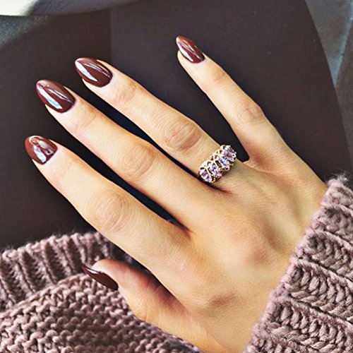 CLAVUZ Soak Of UV LED Gel Nail Polish,4pcs Coffee Colors Collection Kit New Start Manicure Nail Art Kits Gift Sets (BROWN002)