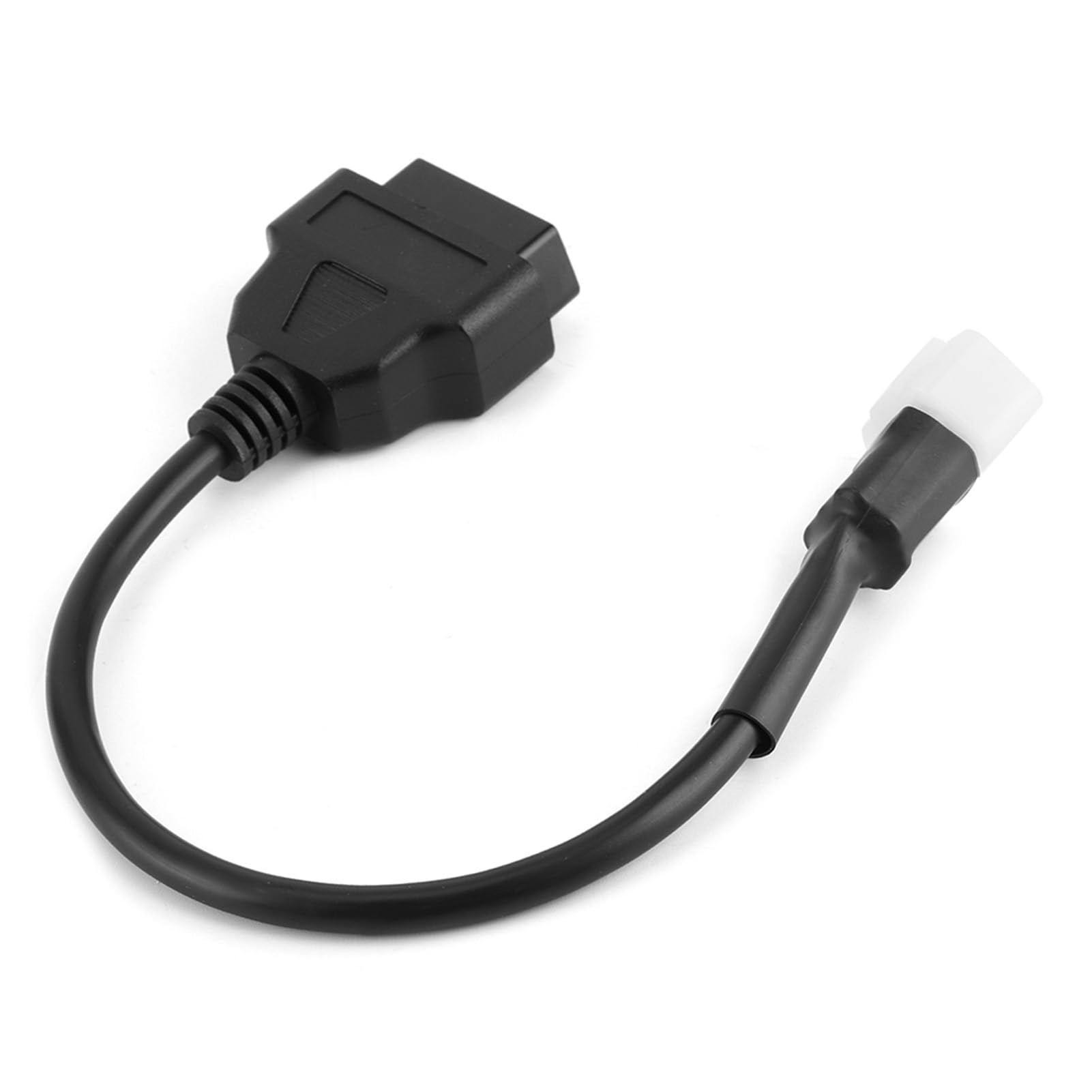 Aramox Obd2 6 Pin Adapter, Diagnostics 6 Pin to OBD2 16 Pin Adaptor Cable Motorcycle Fault Detection Connector Fits for Sinnis Hoodlum, etc