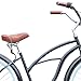 sixthreezero Women's 3-Speed Beach Cruiser Bicycle, Classic Dark Blue w/Brown Seat/Grips, 26
