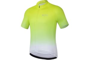 ROTTO Cycling Jersey Mens Bike Shirt Short Sleeve Gradient Color Series