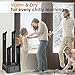 Electric Heater for Garage Boot Dryer - Electric 4 Shoe Dryer with180 Mins Timer (13.8 x 9.7 x 7.6 inches)