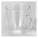 Bodum Bistro 5-Ounce Double Wall Glass, Espresso Coffee Cups Mugs - Clear (Set of 4 Glasses)