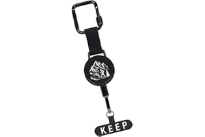 Fall Phone Strap Anti Lost Function Waist Belt Hanging Carabiner Chain for Sports Work and Activity Adjustable Phone Lanyard