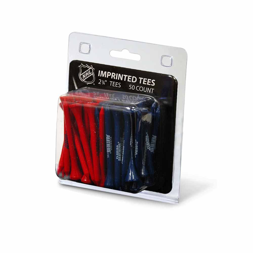 Team Golf NHL Florida Panthers Pack Of 50 Golf Tees 2-3/4" Golf Tees, 50 Pack, Regulation Size, Multi Team Colors