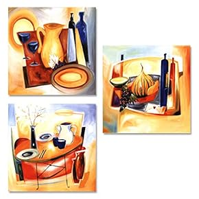Canvas Wall Art Beautiful Pictures Collections Painting Artwork for Home Prints Framed - 12"x12"x3 Panels