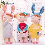 Cute Metoo Angela Rabbit Dolls Cartoon Animal Design Stuffed Babies Plush Doll for Kids Birthday / Christmas Gift Children Toy (Yellow)