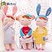 Cute Metoo Angela Rabbit Dolls Cartoon Animal Design Stuffed Babies Plush Doll for Kids Birthday / Christmas Gift Children Toy (Yellow)