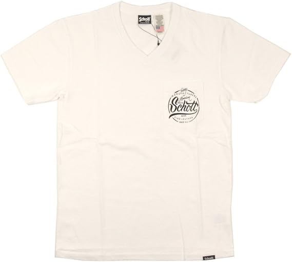 Amazon ショット Schott ショート スリーブ Vネック ポケット Tシャツ カットソー Tシャツ カットソー 通販