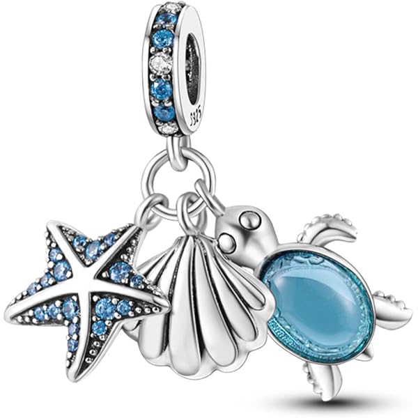 GNOCE 925 Sterling Silver Charms - Butterfly & Bunny Dangle Beads With Cubic Zirconia For Bracelets/Necklaces 9 thumbnail image
