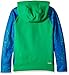 adidas Big Boys' Active Hoodie, Green/Collegiate Royal, Medium/10-12