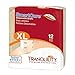 Tranquility SmartCore Adult Disposable Briefs, Incontinence Control with Breathable Kufguard Technology, Fastening Tabs & Wetness Indicator, Latex-Free, Adult X-Large, 34oz Capacity, 12ct Bag