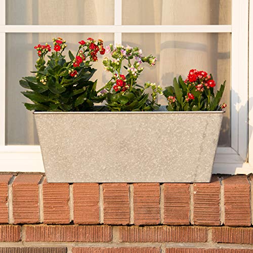 HORTICAN Hänge Pflanzgefäß, Hang Blumentopf, Metallbehälter Ampeln, Wandtasche, Garteneimer für Innen und Außenbereich… – Bild 6