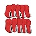 Golf Iron Covers ,Pashion 10 PCS High Quality Neoprene Golf Iron Club See Through Window Head Cover Protection Sleeve Case Set for Taylormade, Nike, Callaway, Etc