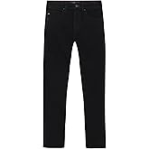Tommy Hilfiger Boys 5-Pocket Stretch Slim Straight Leg Denim Jean, Zipper Fly & Button Closure