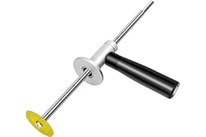 COCOWIN Inside Pvc Pipe Cutter with Diamond Grit Cutting Wheel and Handle, 7 Inch Adjustable Cutting Depth, Fit for 1-1/2 Inch to 8 Inch Schedule 40 PVC Pipe, 1/4in Hex Shank Fit for Impact Drivers and Drills